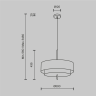 Подвесной светильник MAYTONI BERGAMO MOD613PL-05GR1